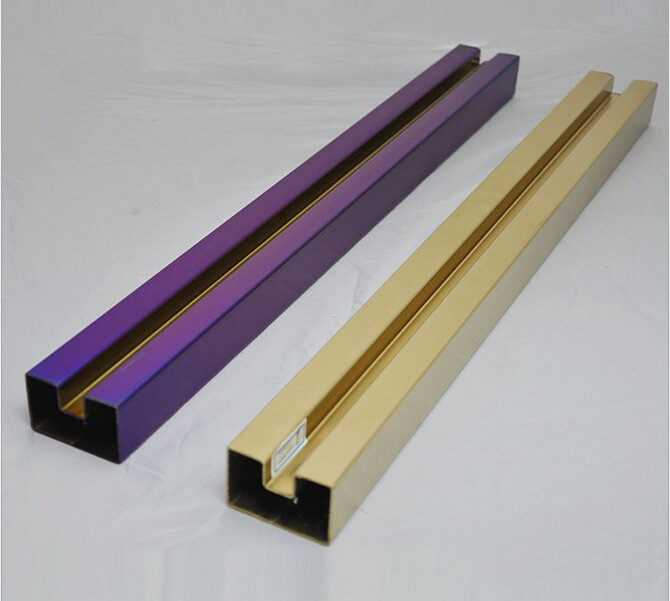 彩色jbo电竞网官网矩型凹槽管