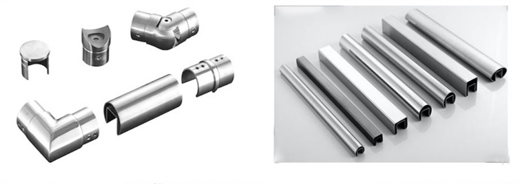 jbo电竞网官网管厂定制304jbo电竞网官网凹槽管 楼梯扶手凹槽管
