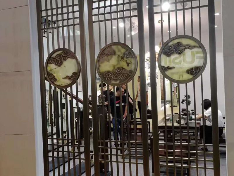 新款玫瑰jbo电竞网官网屏风焊接无痕