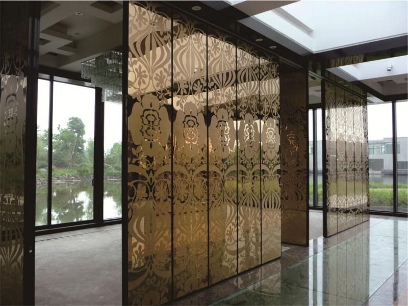 304玫瑰金jbo电竞网官网屏风厂家